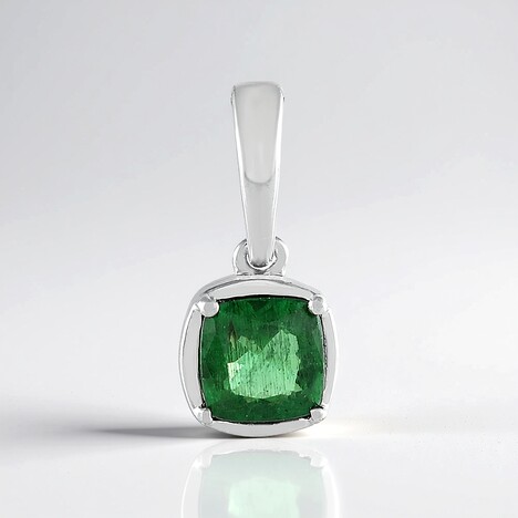 Ciondolo in argento con Apatite Verde