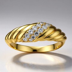 Anello in oro con Diamante SI2 (H) (CIRARI)
