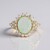 Anello in argento con Opale Paraiba