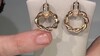 Pendientes en oro con Diamante I1 (H)  (CIRARI)