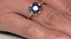 Anillo en oro con Tanzanita AAA (CIRARI)