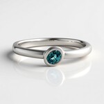 Anello in argento con Zircone Ratanakiri