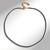 Collana in argento con Diamante Nero