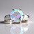 Anello in argento con Quarzo Moonlight