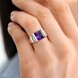 Sibirischer Amethyst-Silberring