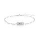 Bracelet en argent et Topaze blanche
