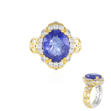 Tanzanite Silver Ring (Gems en Vogue)