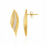 Boucles d'oreilles en argent et Zircon (de Melo Essence)