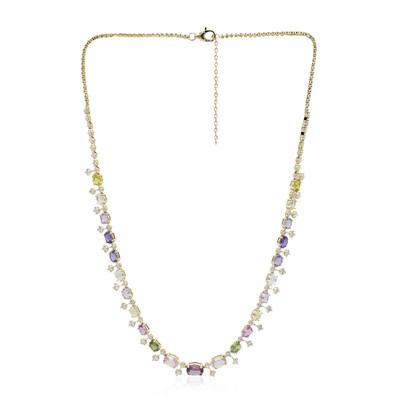 Collana in oro con Zaffiro Fancy (CIRARI)