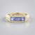 Anello in oro con Tanzanite
