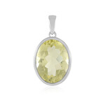 Zilveren hanger met een Limoen Kwarts