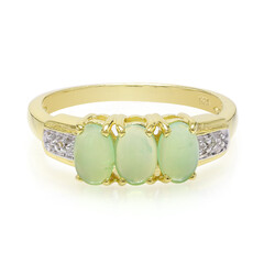 Kaiserlicher Chrysopras-Silberring