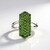 Anello in argento con Diopside Russo