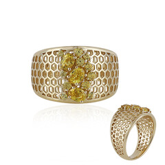 Anillo en oro con Zafiro amarillo (Ornaments by de Melo)