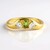Anello in argento con Vesuvianite
