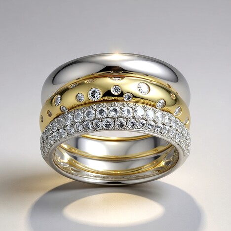 Anello in argento con Zircone (Adela Silber)