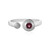 Anello in argento con Rodolite (MONOSONO COLLECTION)