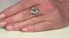 Anillo en plata con Amatista verde