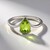 Anello in argento con Peridoto