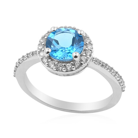 Anello in argento con Topazio Marambaia