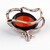 Pendentif en argent et Ambre baltique (dagen)