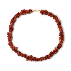 Collar en plata con Jaspe rojo