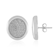 Pendientes en plata con Zircón (de Melo)