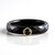 Anello in ceramica con Diamante Nero