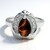 Bague en argent et Œil-de-tigre rouge