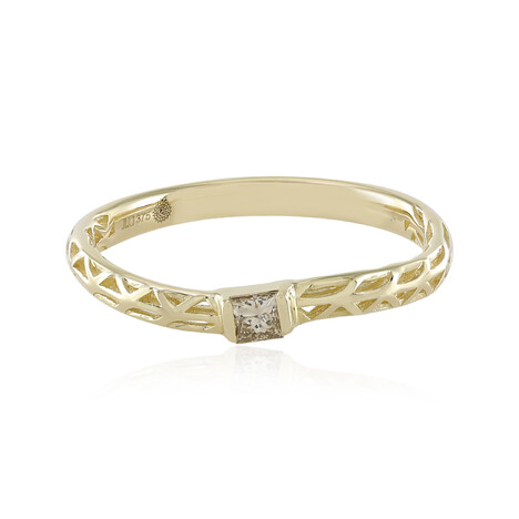 Anillo en oro con Diamante chocolate I2 (Ornaments by de Melo)