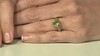 Anillo en plata con Citrino de color limón (Adela Silber)