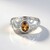 Anello in argento con Zircone Mandarino