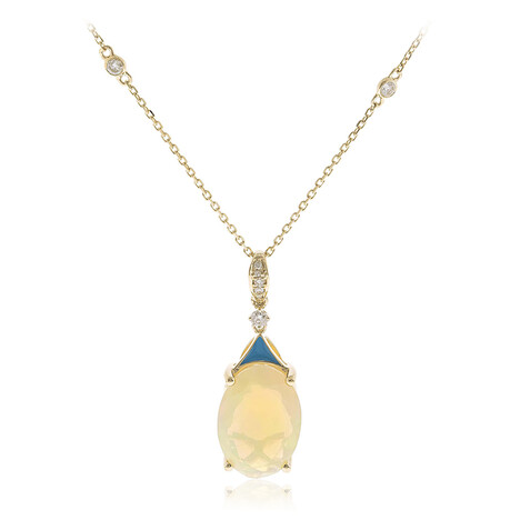 AAA-Welo-Opal-Goldhalskette (CIRARI)