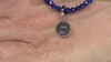 Colgante en plata con Labradorita azul de Maniry