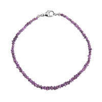 Bracelet en argent et Diamant pourpre (CUSTODANA)