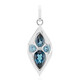 Ciondolo in argento con Topazio Blu Londra (Remy Rotenier)