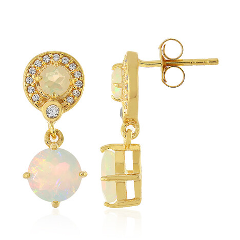 Orecchini in argento con Opale di Welo