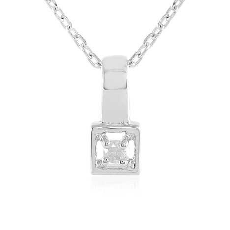 I3 (J) Brillant-Silberhalskette