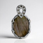 Ciondolo in argento con Labradorite (Annette classic)