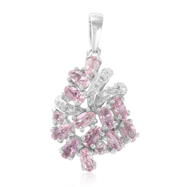 Ciondolo in argento con Tormalina Rosa Cuprian
