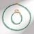 Parure in argento con Smeraldo Brasiliano