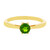 Bague en argent et Diopside de Russie