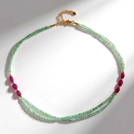 Collana in argento con Rubino
