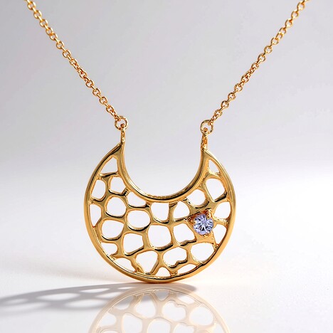 Collana in argento con Tanzanite