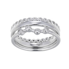 Anillo en plata con Zircón