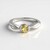 Anello in argento con Berillo Giallo