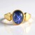 Anello in argento con Zaffiro Stellato Blu