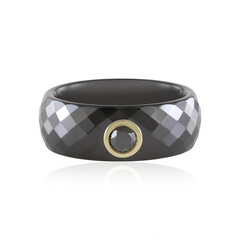 Black Diamond Ceramic Ring