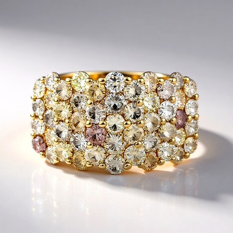 Anello in oro con Diamante Fancy SI2 (CIRARI)