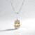 Collana in oro con Diamante Champagne I2